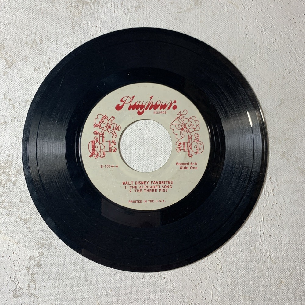 Mary Poppins Walt Disney Favorites And Others Vinyl 45 Playhour VG 8-29‎